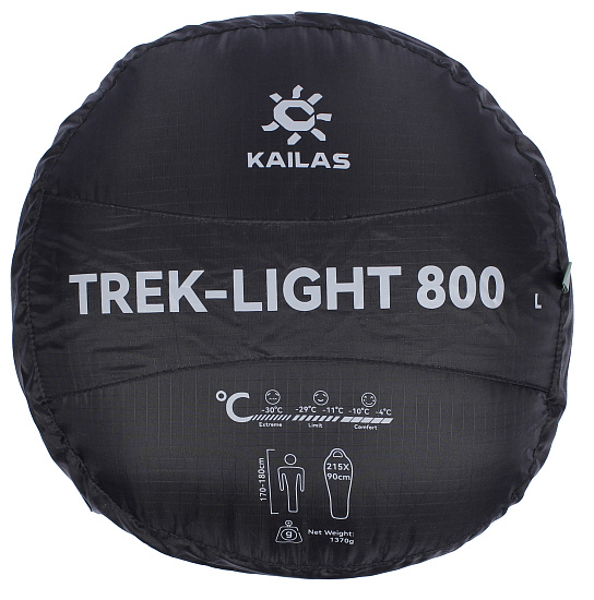 Спальный мешок Kailas Trek-Light 800 Down Jade - Фото 4 большая