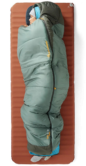 Спальный мешок Sea to Summit Boab Synthetic -9 RCS Short Green - Фото 4 большая