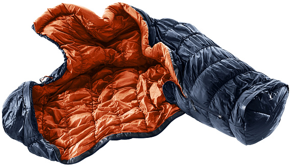 Спальный мешок Deuter Exosphere 0° EL Ink/Paprika - Фото 2 большая