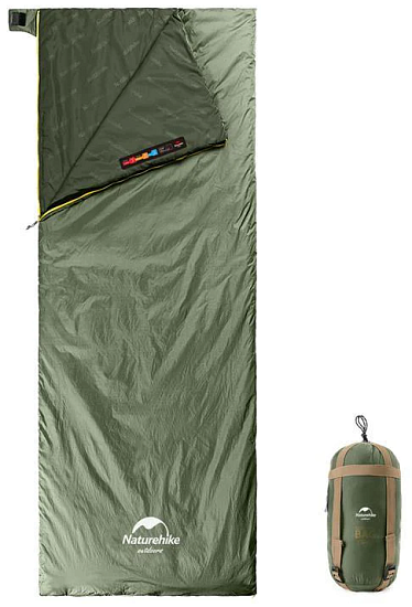 Спальный мешок Naturehike Lw180 Mini M Pine Green - Фото 2 большая