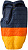 Спальный мешок Big Agnes Cabin Creek 15 (FireLine Eco) 40" Double Wide Navy/Orange/Yellow - Фото 3 малая