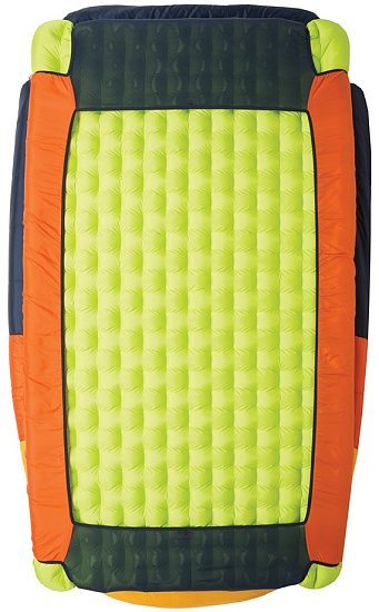 Спальный мешок Big Agnes Cabin Creek 15 (FireLine Eco) 40" Double Wide Navy/Orange/Yellow - Фото 5 большая