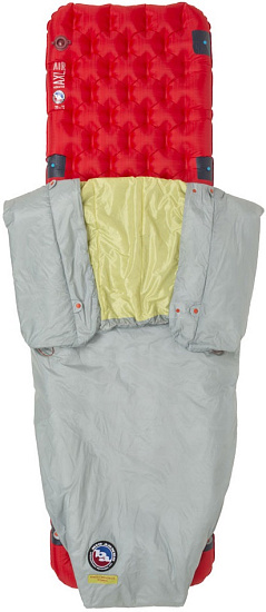 Спальный мешок Big Agnes Kings Canyon UL Quilt (PrimaLoft) Gray/Palm - Фото 6 большая