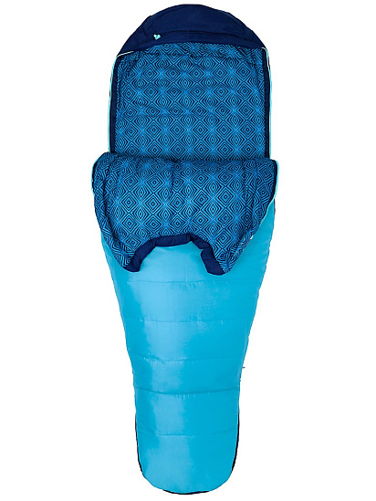 Спальник женский Marmot Trestles 15 French Blue/Harbor Blue - Фото 3 большая
