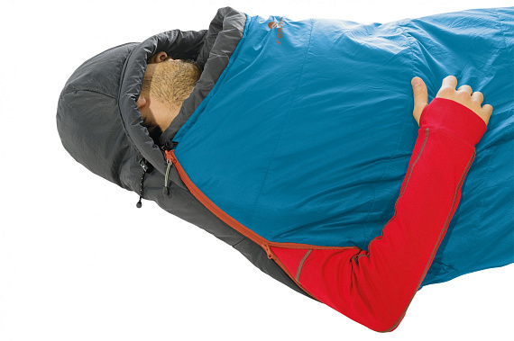 Спальный мешок Ferrino Nightec Lite Pro 600 L Blue/Grey - Фото 3 большая
