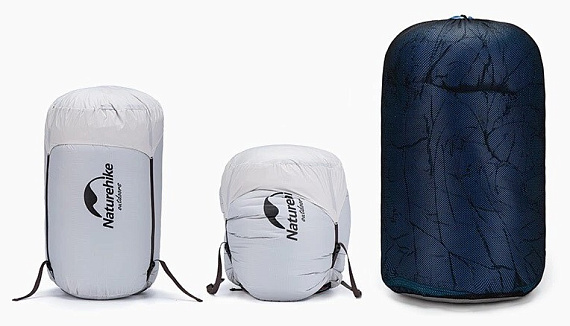 Спальный мешок Naturehike ULG 1000G M Blue - Фото 7 большая