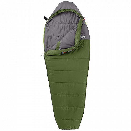 Спальник The North Face Aleutian 0/-18 Scallion Green/Zinc Grey 197 см - Фото 1 большая
