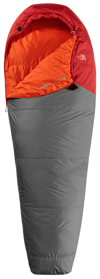 Спальник The North Face Aleutian 55/13 Cardinal Red/Zinc Grey 197 см - Фото 1 большая