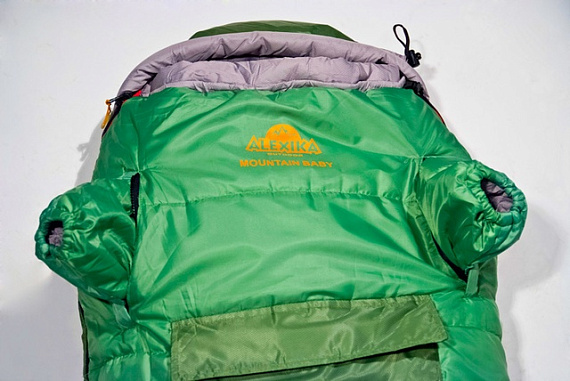 Спальный мешок Alexika Mountain Baby Green 130 см - Фото 3 большая