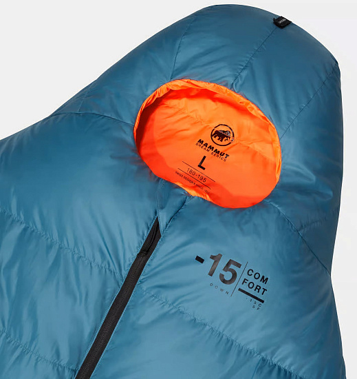 Спальный мешок Mammut Comfort Down Bag -15 Nautical - Фото 7 большая