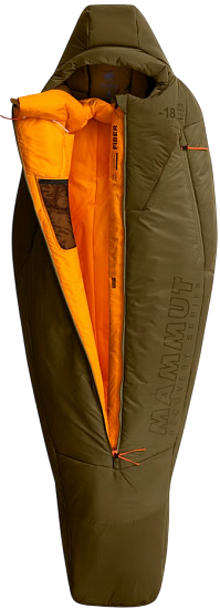 Спальный мешок Mammut Protect Fiber Bag -18 Olive - Фото 2 большая