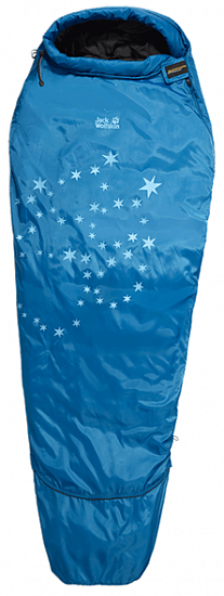 Спальный мешок детский Jack Wolfskin GROW UP STAR Electric Blue - Фото 1 большая