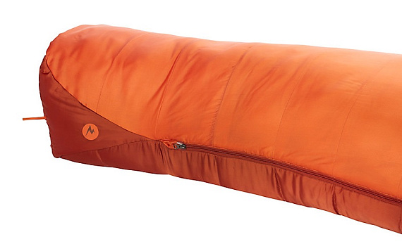 Спальник Marmot Trestles 0 Long Orange Haze/Dark Rust - Фото 5 большая