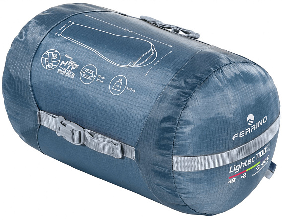 Спальник женский Ferrino Lightec Sm 1100 Blue - Фото 4 большая