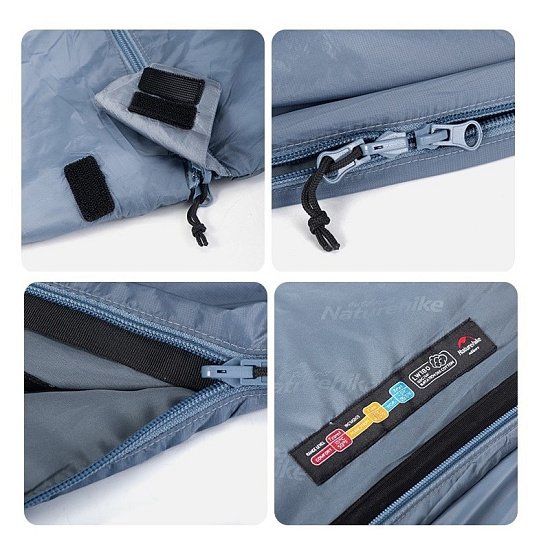 Спальный мешок Naturehike Lw180 Mini XL Shadow Blue - Фото 4 большая