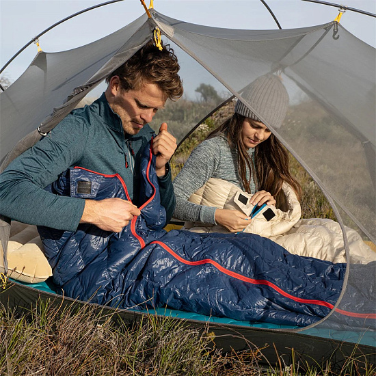 Спальный мешок Naturehike Cwm400 Envelope Navy - Фото 4 большая