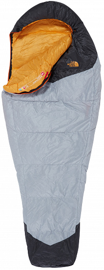 Спальный мешок The North Face Gold Kazoo Reg High Rise Grey/Radiant Yellow - Фото 1 большая