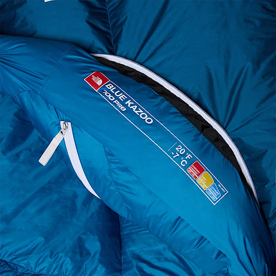 Спальный мешок The North Face Blue Kazoo Long Banff Blue/Banff Blue - Фото 4 большая
