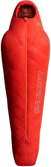 Спальник Mammut Perform Down Bag -7C L Safety Orange - Фото 1 большая