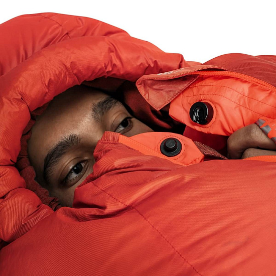 Спальник Mammut Perform Down Bag -7C L Safety Orange - Фото 3 большая