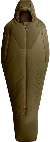 Спальник Mammut Protect Fiber Bag -18C L Olive - Фото 1 большая