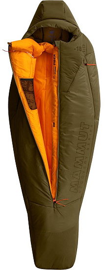 Спальник Mammut Protect Fiber Bag -18C L Olive - Фото 2 большая