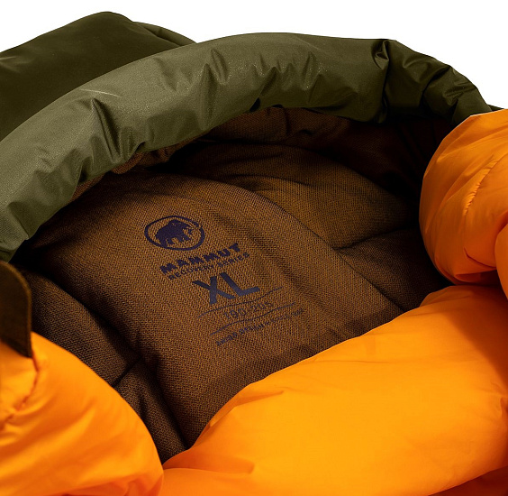 Спальник Mammut Protect Fiber Bag -18C L Olive - Фото 3 большая