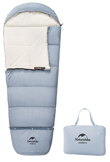 Спальник детский Naturehike Growing C300 Blue - Фото 2 большая