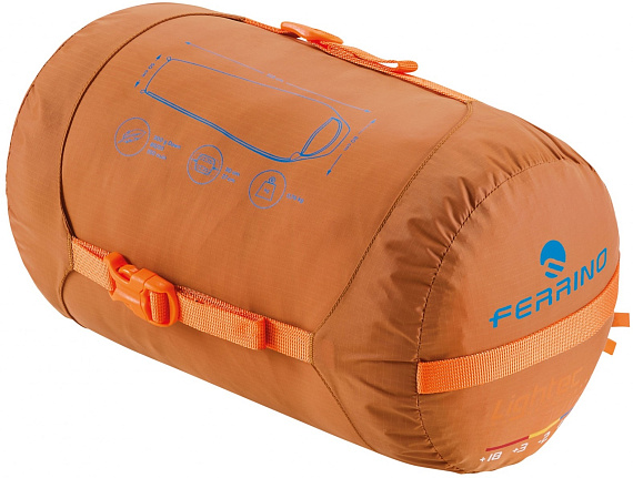 Спальный мешок Ferrino Lightech 800 Duvet RDS Orange - Фото 3 большая