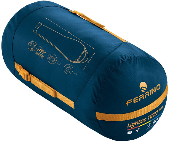 Спальный мешок Ferrino Lightech SM 1100 Blue - Фото 2 большая