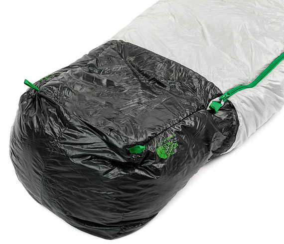 Спальник The North Face Green Kazoo High Rise Grey/Adder Green Long - Фото 6 большая