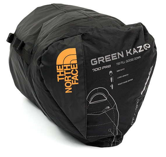 Спальник The North Face Green Kazoo High Rise Grey/Adder Green Long - Фото 7 большая