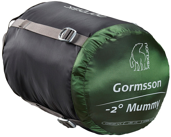 Спальник Nordisk Gormsson -2 Mummy XL Artichoke Green/Mustard Yellow/Black - Фото 14 большая