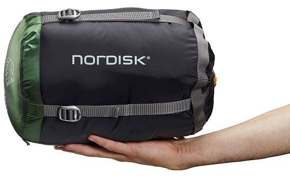 Спальник Nordisk Gormsson -2 Mummy XL Artichoke Green/Mustard Yellow/Black - Фото 15 большая