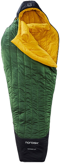 Спальник Nordisk Gormsson -10 Mummy M Artichoke Green/Mustard Yellow/Black - Фото 2 большая