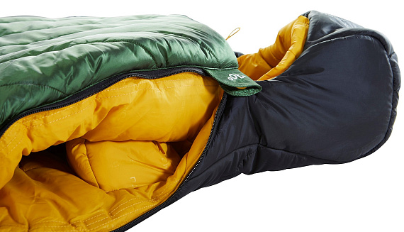 Спальник Nordisk Gormsson -10 Mummy M Artichoke Green/Mustard Yellow/Black - Фото 10 большая