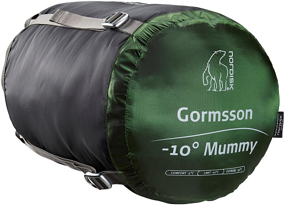 Спальник Nordisk Gormsson -10 Mummy M Artichoke Green/Mustard Yellow/Black - Фото 16 большая