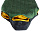 Спальник Nordisk Gormsson -20 Mummy M Artichoke Green/Mustard Yellow/Black - Фото 11 малая