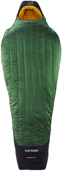 Спальник Nordisk Gormsson -20 Mummy M Artichoke Green/Mustard Yellow/Black - Фото 1 большая