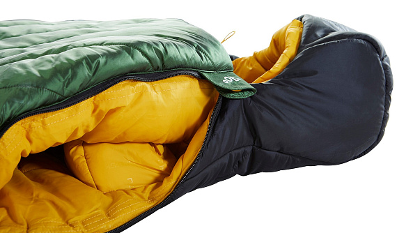 Спальник Nordisk Gormsson -20 Mummy M Artichoke Green/Mustard Yellow/Black - Фото 10 большая