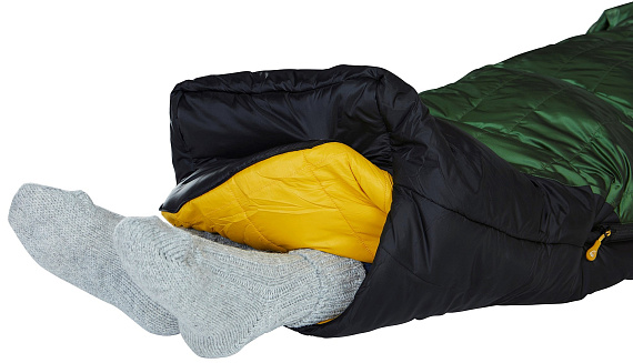 Спальник Nordisk Gormsson -20 Mummy M Artichoke Green/Mustard Yellow/Black - Фото 14 большая
