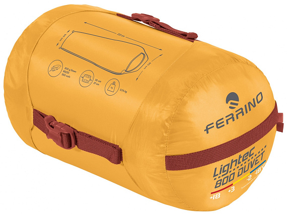 Спальный мешок Ferrino Lightech 800 Duvet Rds Down Artisan Gold - Фото 3 большая