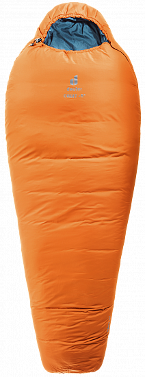 Спальник женский Deuter Orbit -5° SL Mandarine/Slateblue - Фото 1 большая