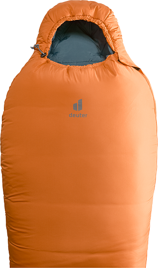 Спальник женский Deuter Orbit -5° SL Mandarine/Slateblue - Фото 4 большая