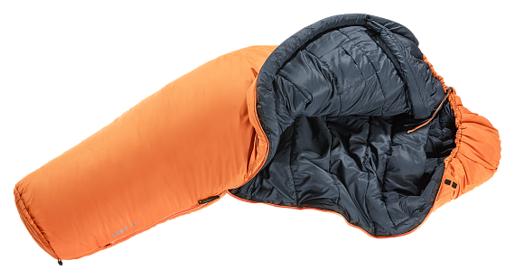Спальник Deuter Orbit -5° REG Mandarine/Ink - Фото 2 большая