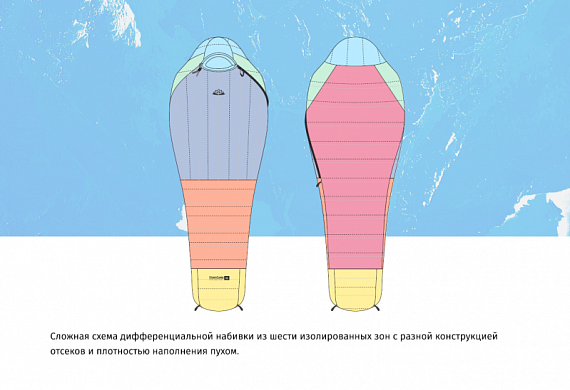 Спальный мешок Sivera Назимь -30 Пламя - Фото 16 большая