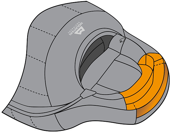 Спальник Mountain Equipment Iceline Regular Marmalade - Фото 6 большая