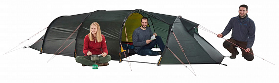 Палатка Hilleberg Kaitum 4 GT Green - Фото 4 большая