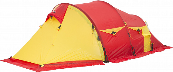 Палатка Helsport Patagonia X-trem 3 Red/Yellow - Фото 1 большая