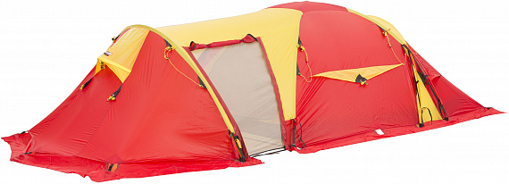 Палатка Helsport Svalbard High Camp 5 Red/Yellow - Фото 4 большая